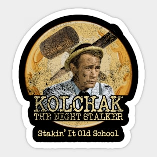 Carl Kolchak, distressed Sticker